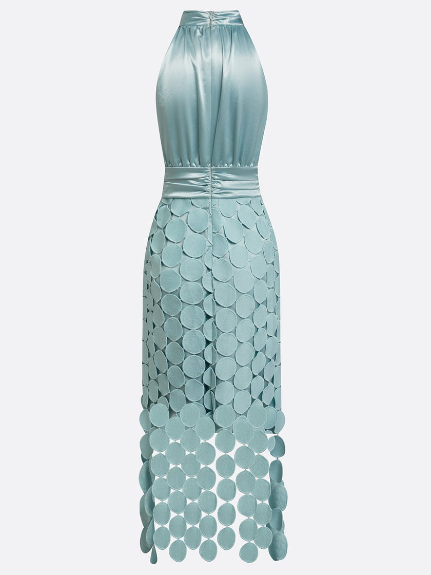 Vestido midi Céline de cerimónia elegante