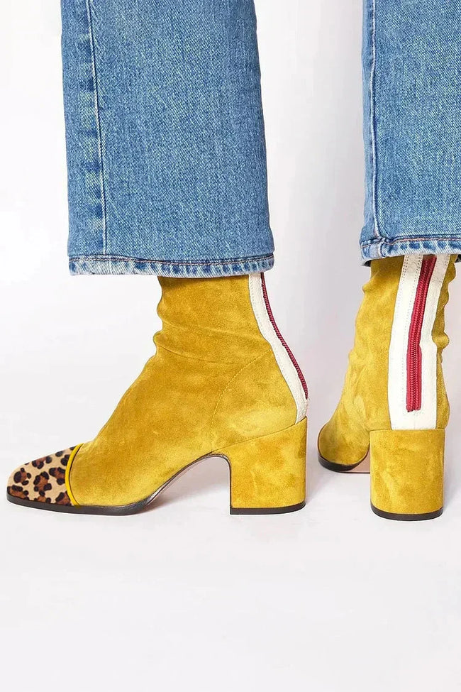 Renata – Botins elegantes de salto largo