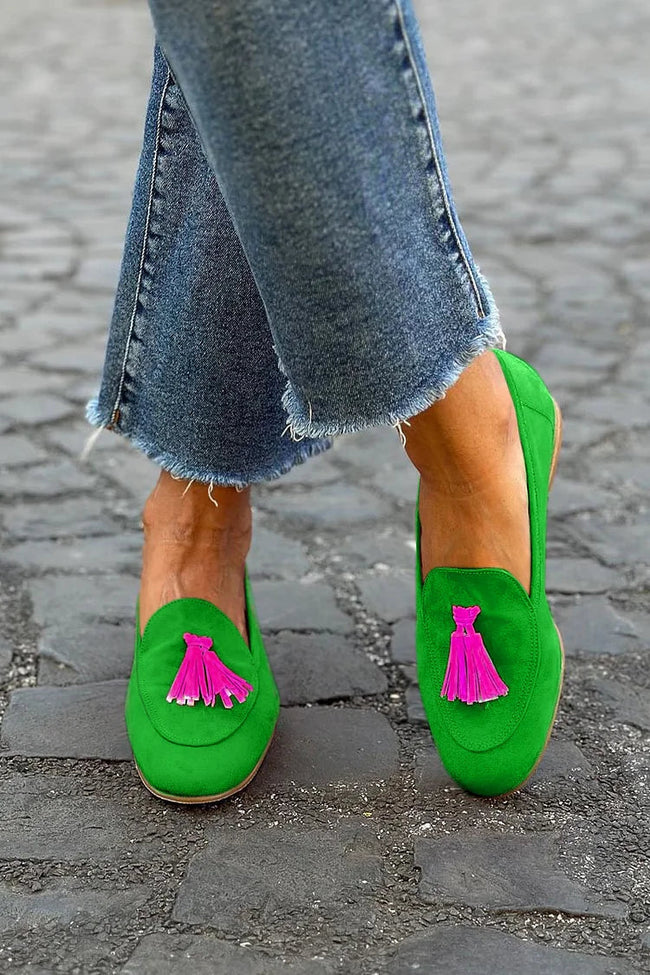 Haven - Mocassim de Bico Redondo com Borla