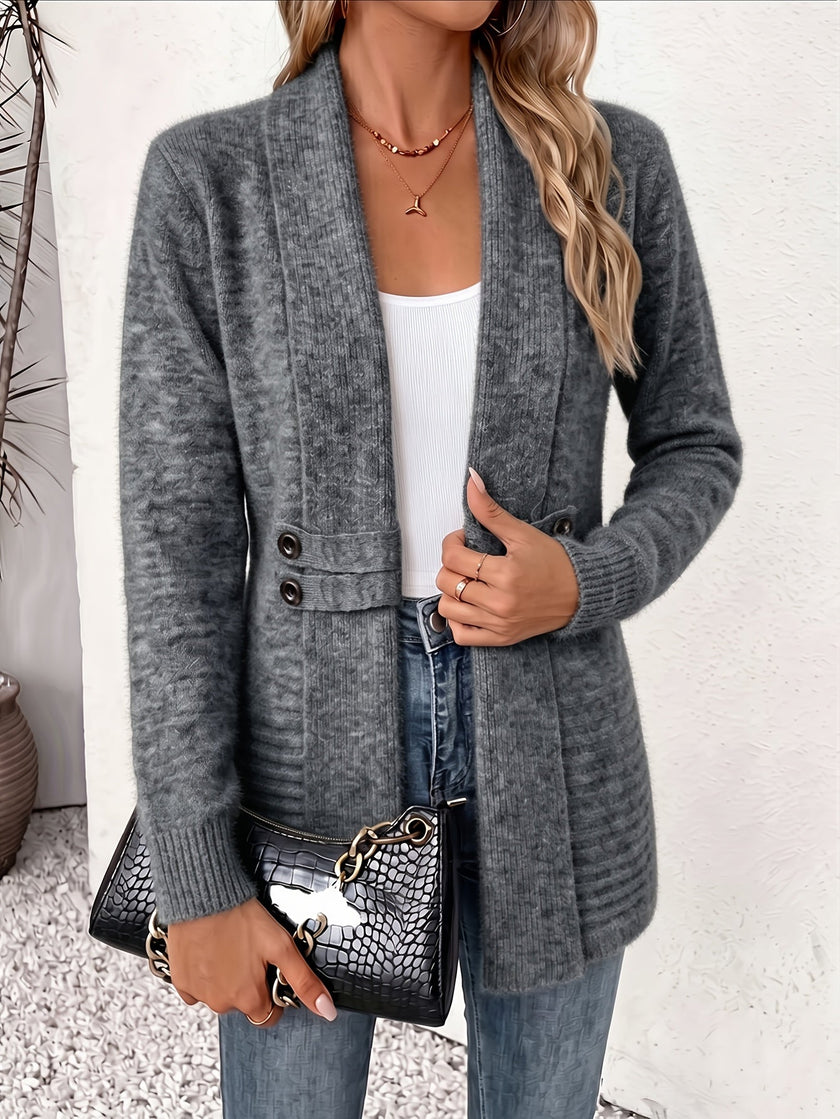 Cardigan Leonor com Cintura Marcada