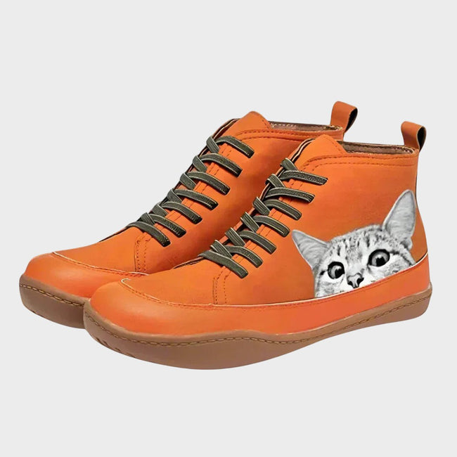 Luz – Botins com motivo de gato