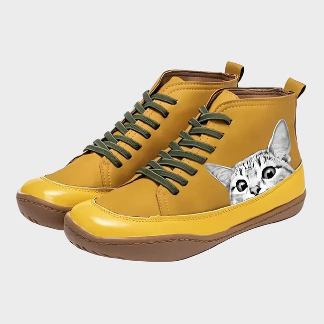 Luz – Botins com motivo de gato