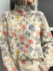 Annora — Camisola de gola alta com flores