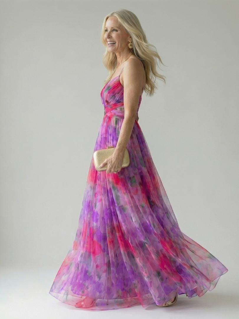 Vestido maxi Isel Elegancia Suave