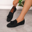 Leandra – Mocassins de camurça com laço