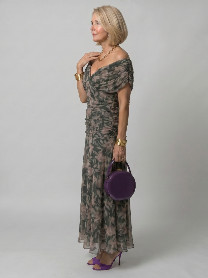 Susy - Vestido midi fluido