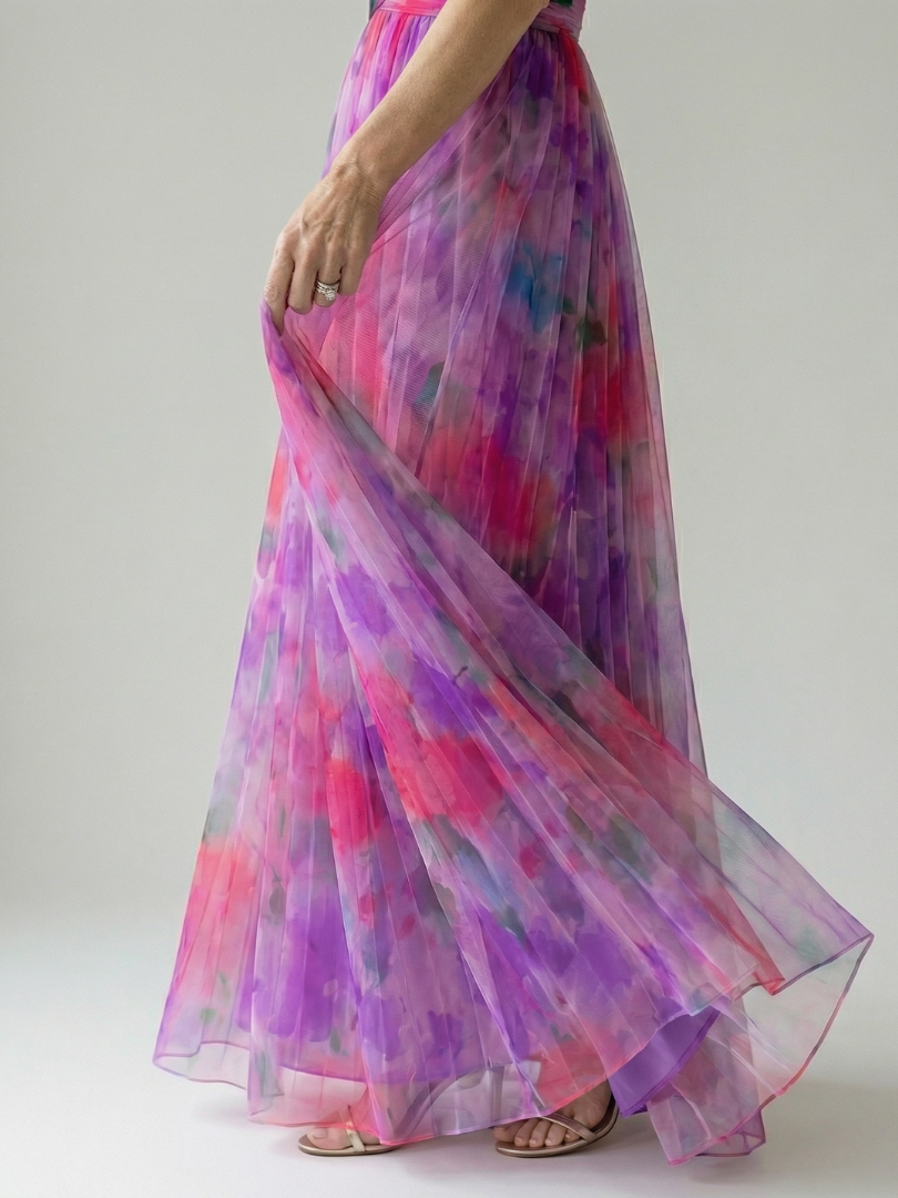 Vestido maxi Isel Elegancia Suave