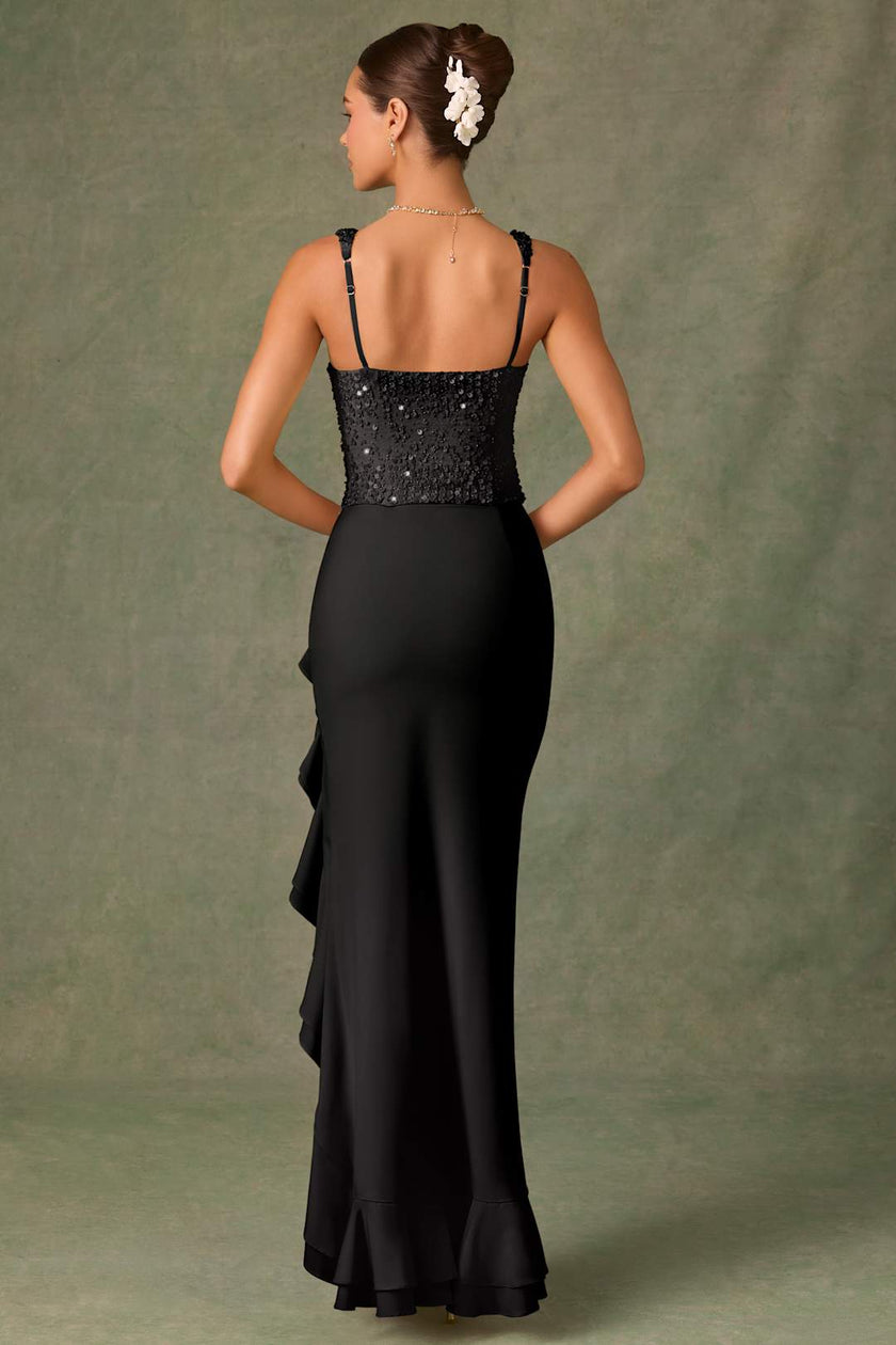 Vestido Corset em Cetim feminino