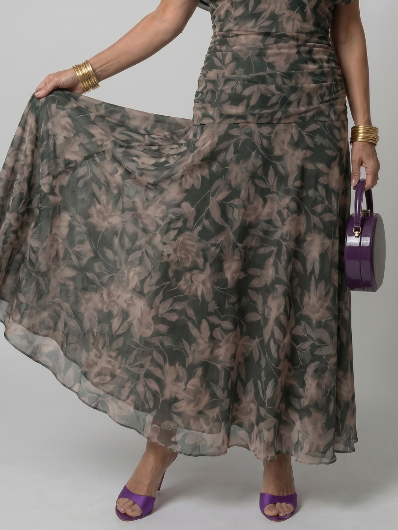 Susy - Vestido midi fluido