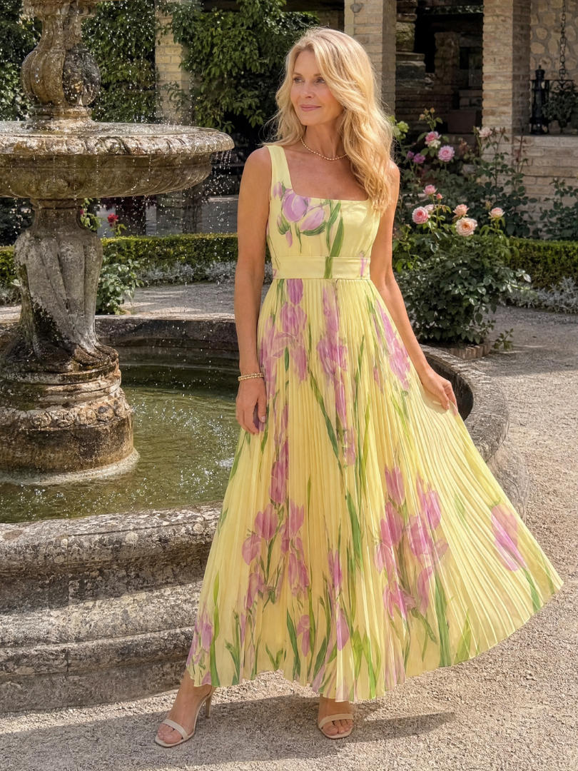 Luísa | Vestido Maxi Floral de Alças
