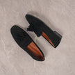 Leandra – Mocassins de camurça com laço