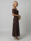 Susy - Vestido midi fluido