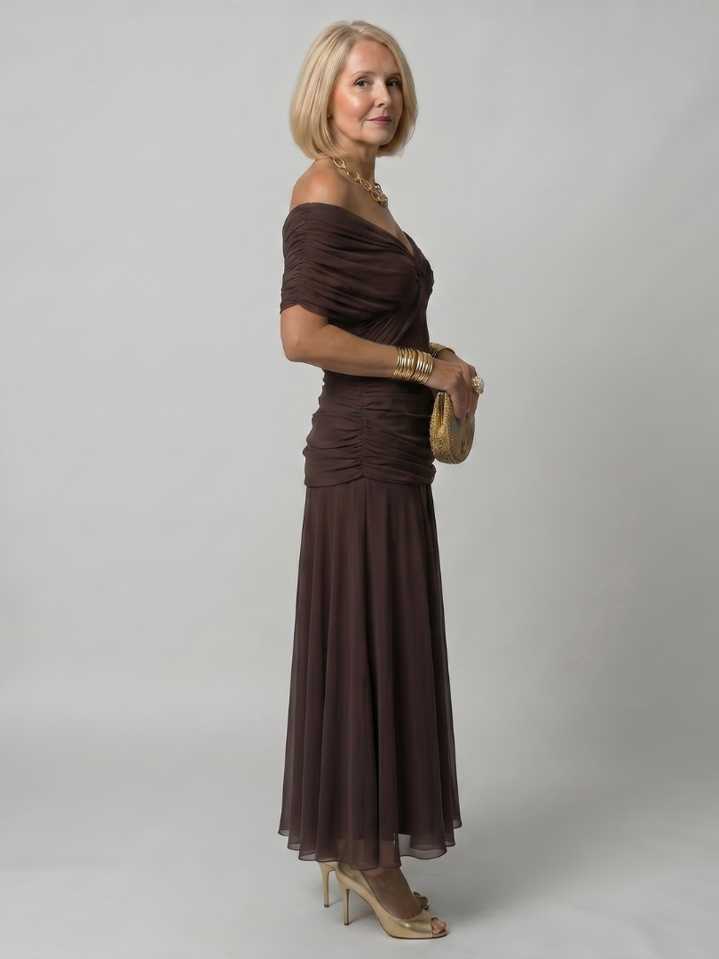 Susy - Vestido midi fluido