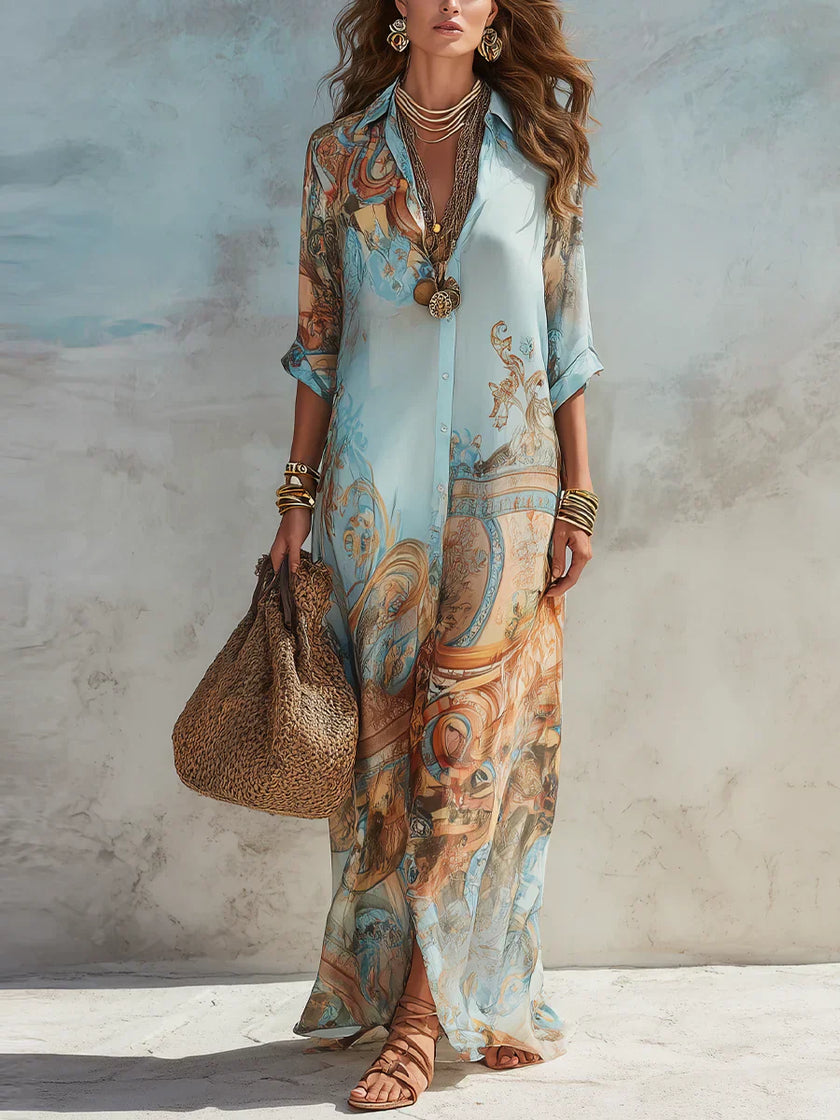 CLEO - Vestido de verão elegante