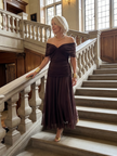 Susy - Vestido midi fluido