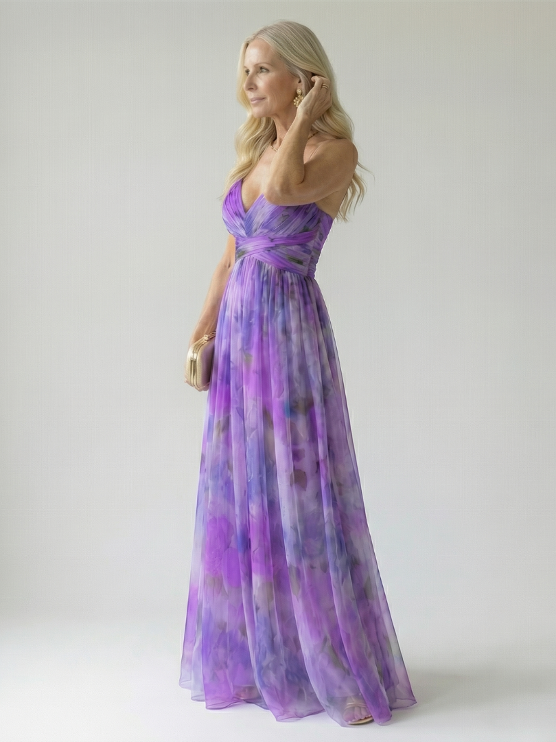 Vestido maxi Isel Elegancia Suave