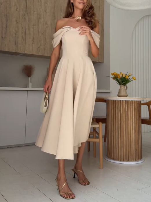 Vestido Maxi Elegante feminino