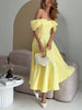Vestido Maxi Elegante feminino
