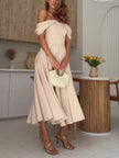 Vestido Maxi Elegante feminino