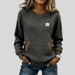 Noelle — Camisola de gola redonda em blocos de cor
