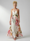 Vestido maxi Amiel floral leve