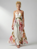 Vestido maxi Amiel floral leve
