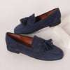 Leandra – Mocassins de camurça com laço