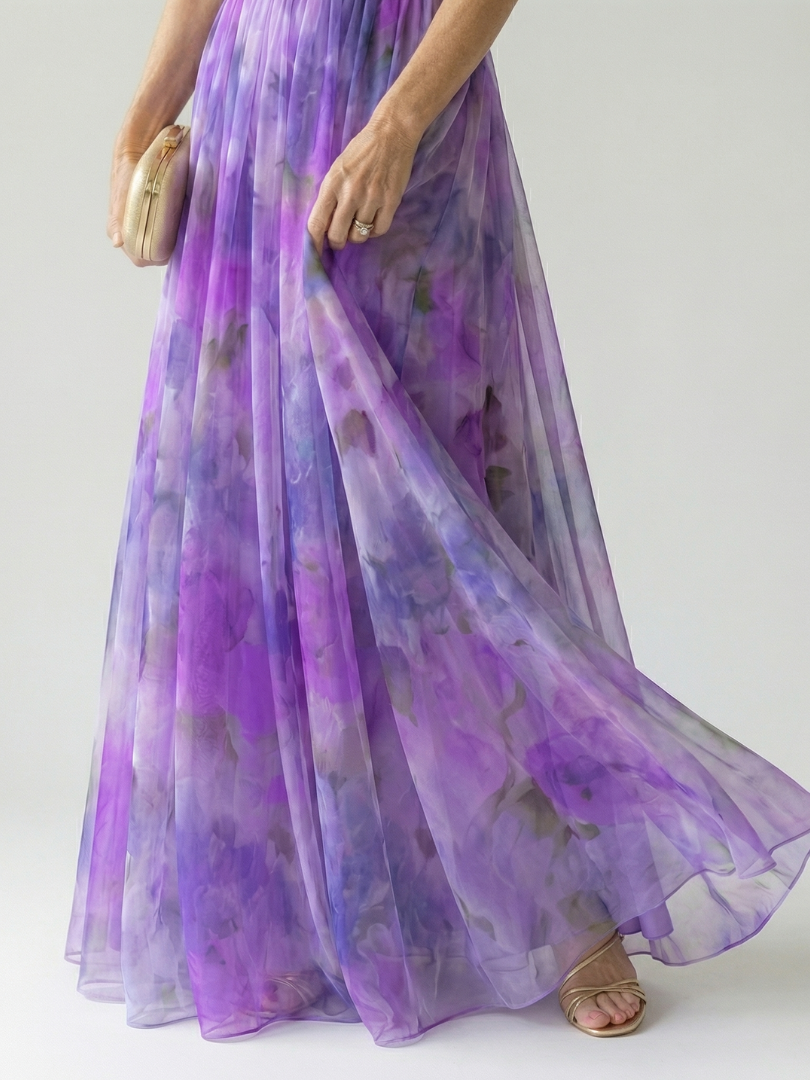 Vestido maxi Isel Elegancia Suave