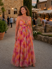 Vestido maxi Isel Elegancia Suave