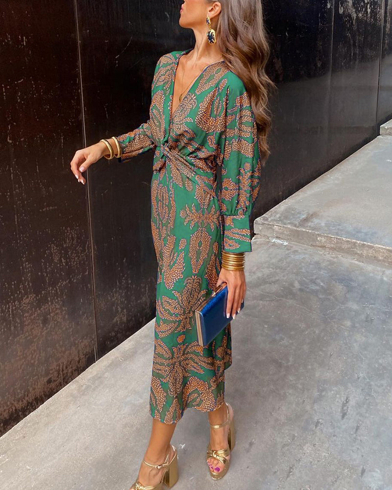 Vestido midi sofisticação feminino