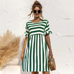 Madalena | Vestido Leve às Riscas