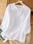 Blusa de Algodão e Linho feminino