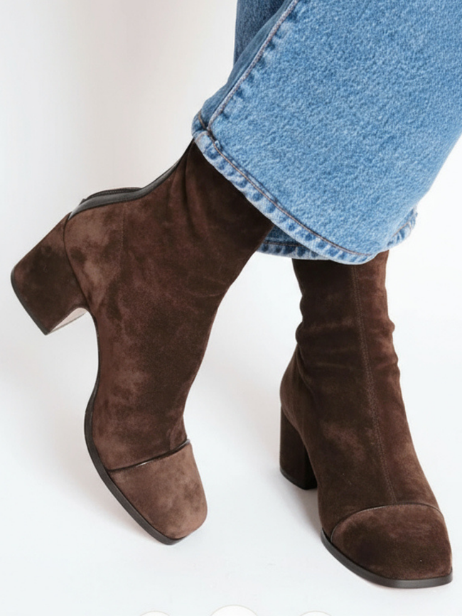Renata – Botins elegantes de salto largo