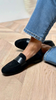 Elra - Mocassim com Tira Larga e Costura Decorativa Frontal