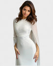 Vestido Longo de Cetim feminino