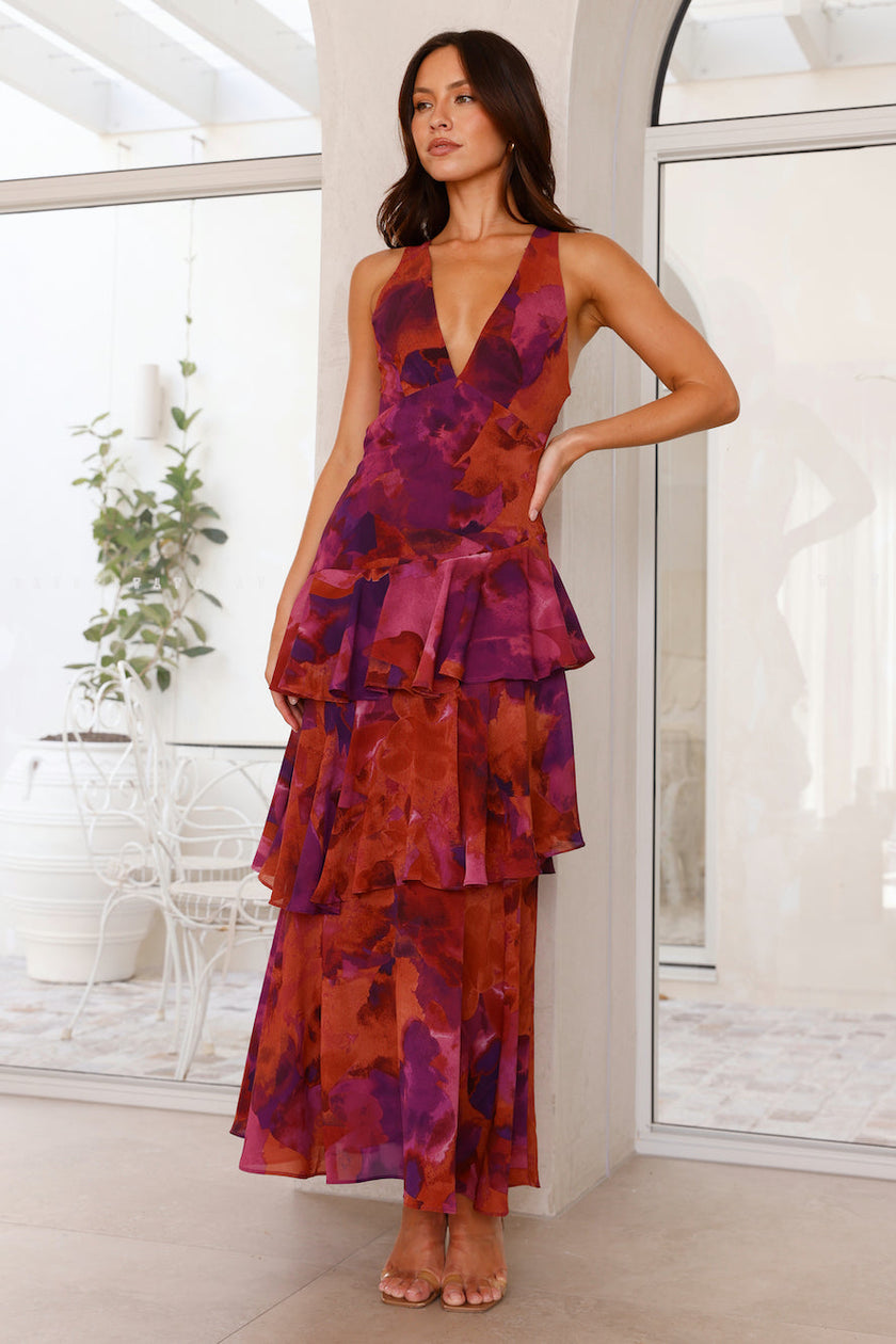 Vestido Longo Elegante feminino