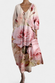 Vestido Fluido com Estampa feminino