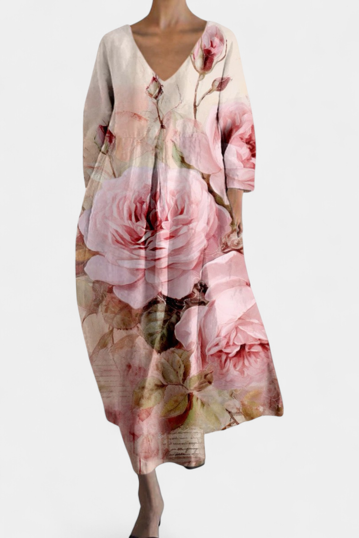 Vestido Fluido com Estampa feminino