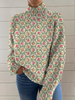 Etta — Camisola de gola subida com padrão floral