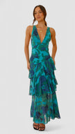 Vestido Maxi Elegante Verão feminino