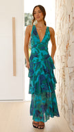 Vestido Longo Elegante feminino