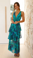 Vestido Maxi Elegante Verão feminino