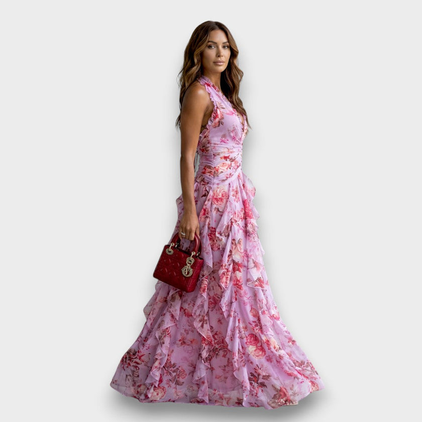 Vestido Maxi com Halter