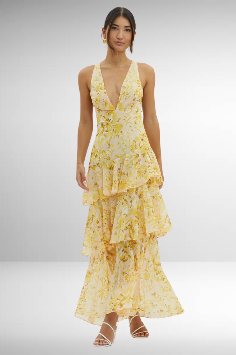 Vestido Longo Elegante feminino