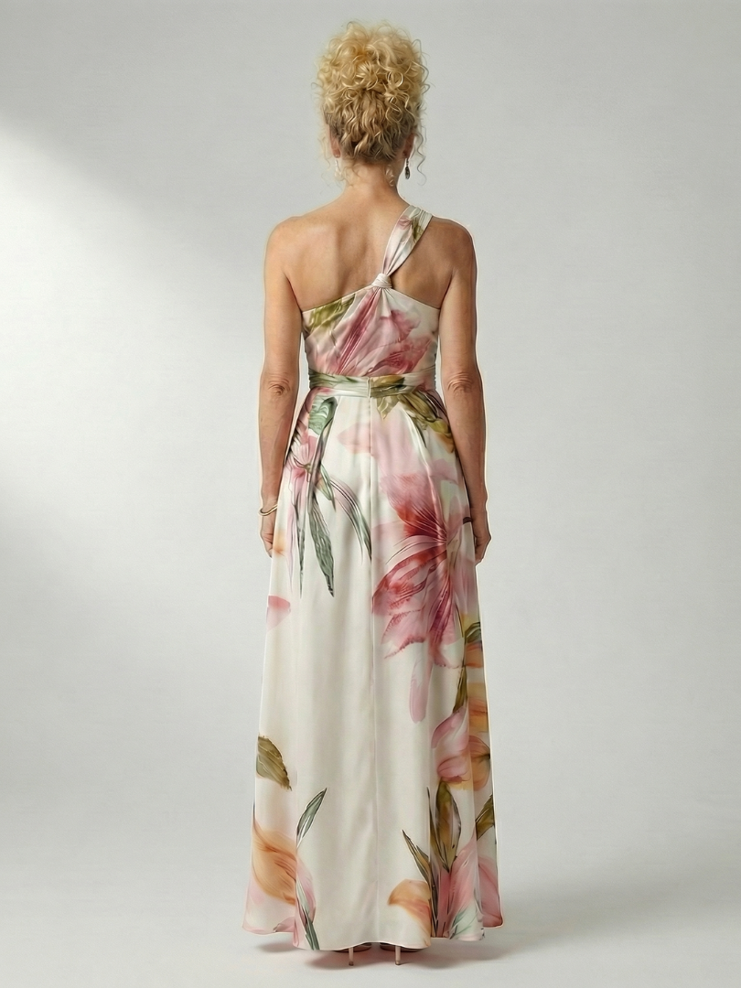 Vestido maxi Amiel floral leve