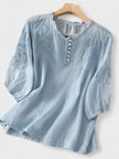 Blusa de Algodão e Linho feminino