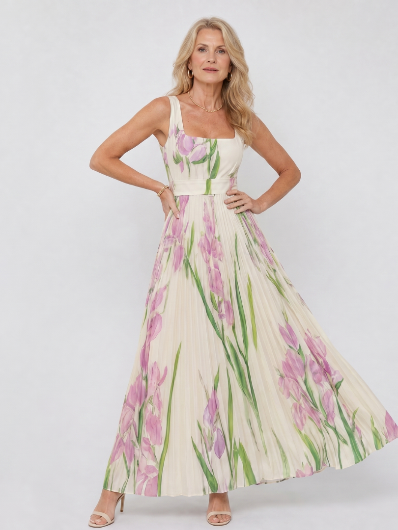 Luísa | Vestido Maxi Floral de Alças