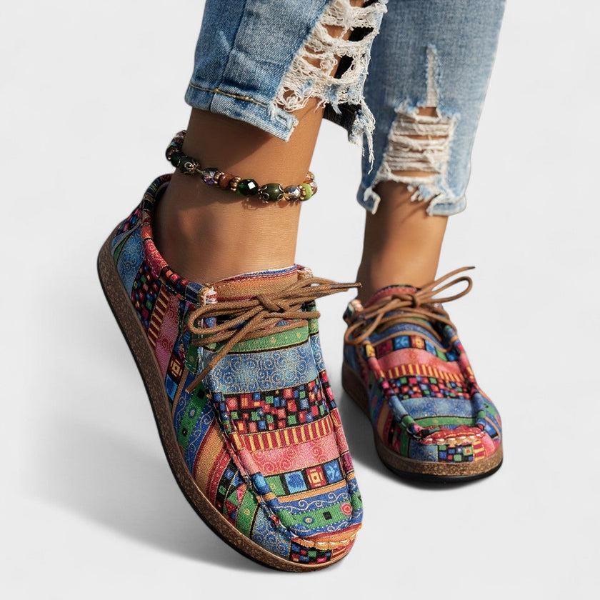 Glória – Sapatos coloridos de inspiração artística