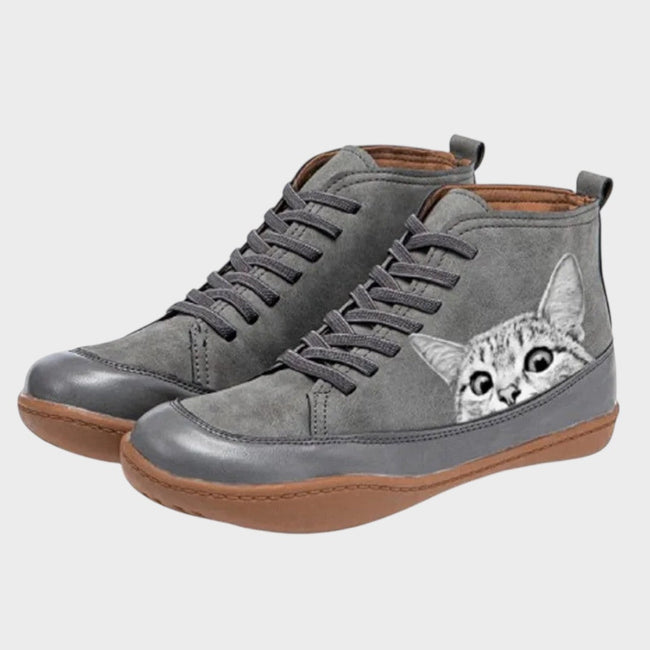 Luz – Botins com motivo de gato