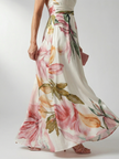 Vestido maxi Amiel floral leve
